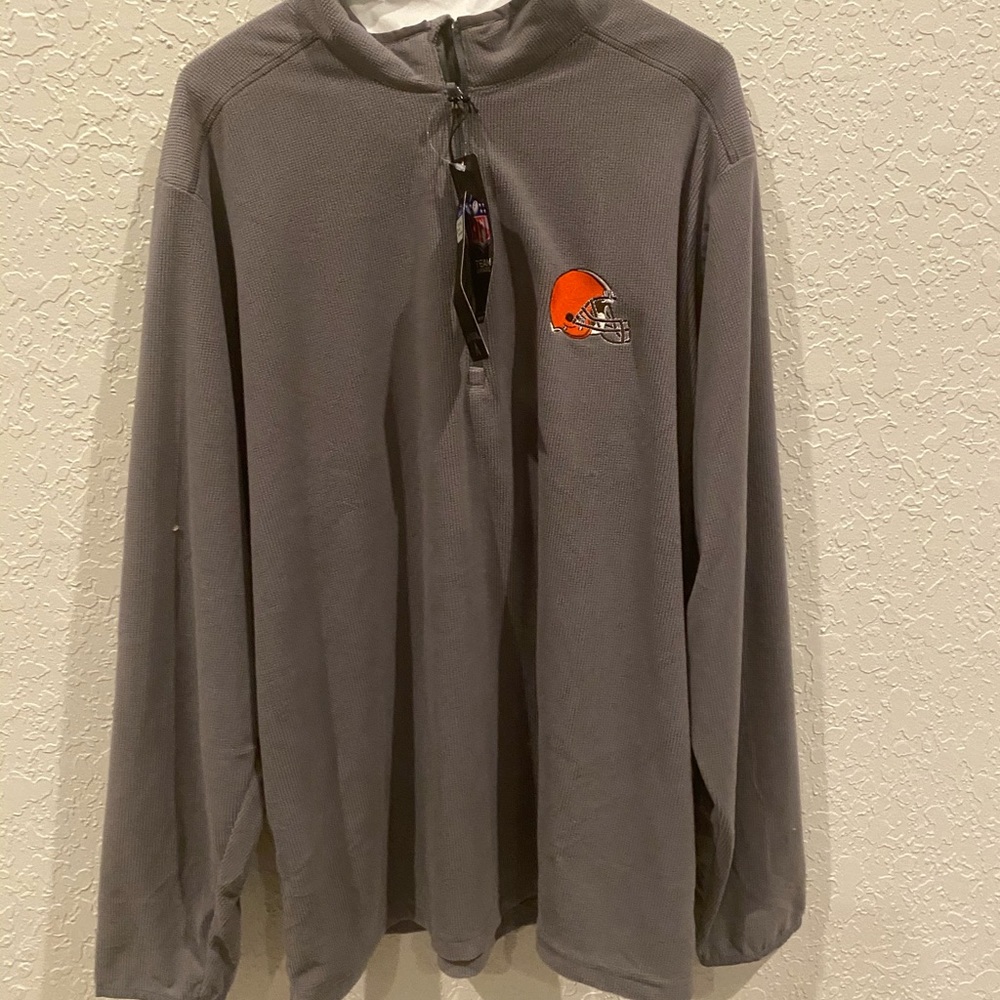 Cleveland Browns half zip up jacket
